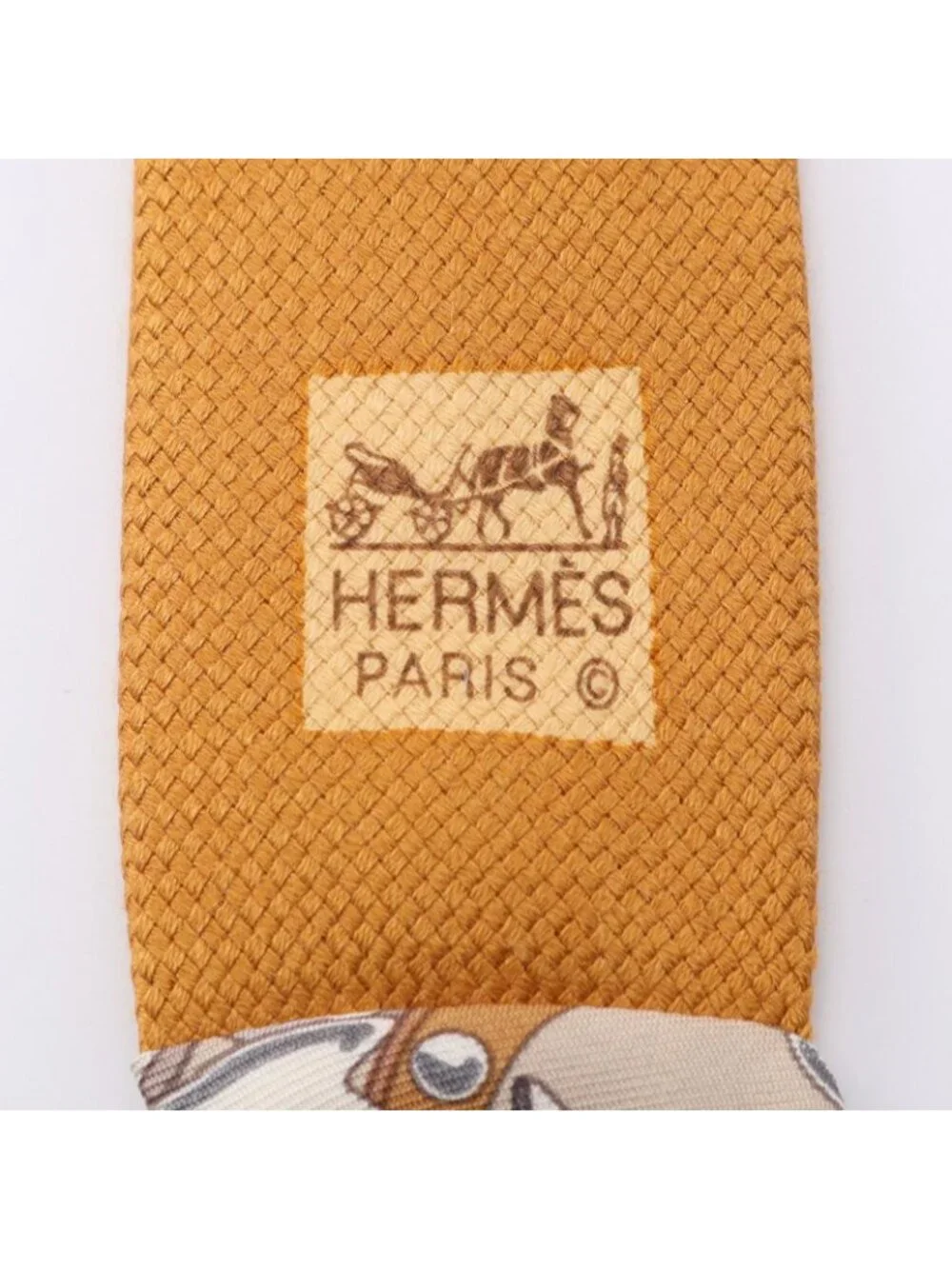 Hermes Scarf Petit H Colliers Et Chiens Silk Tie